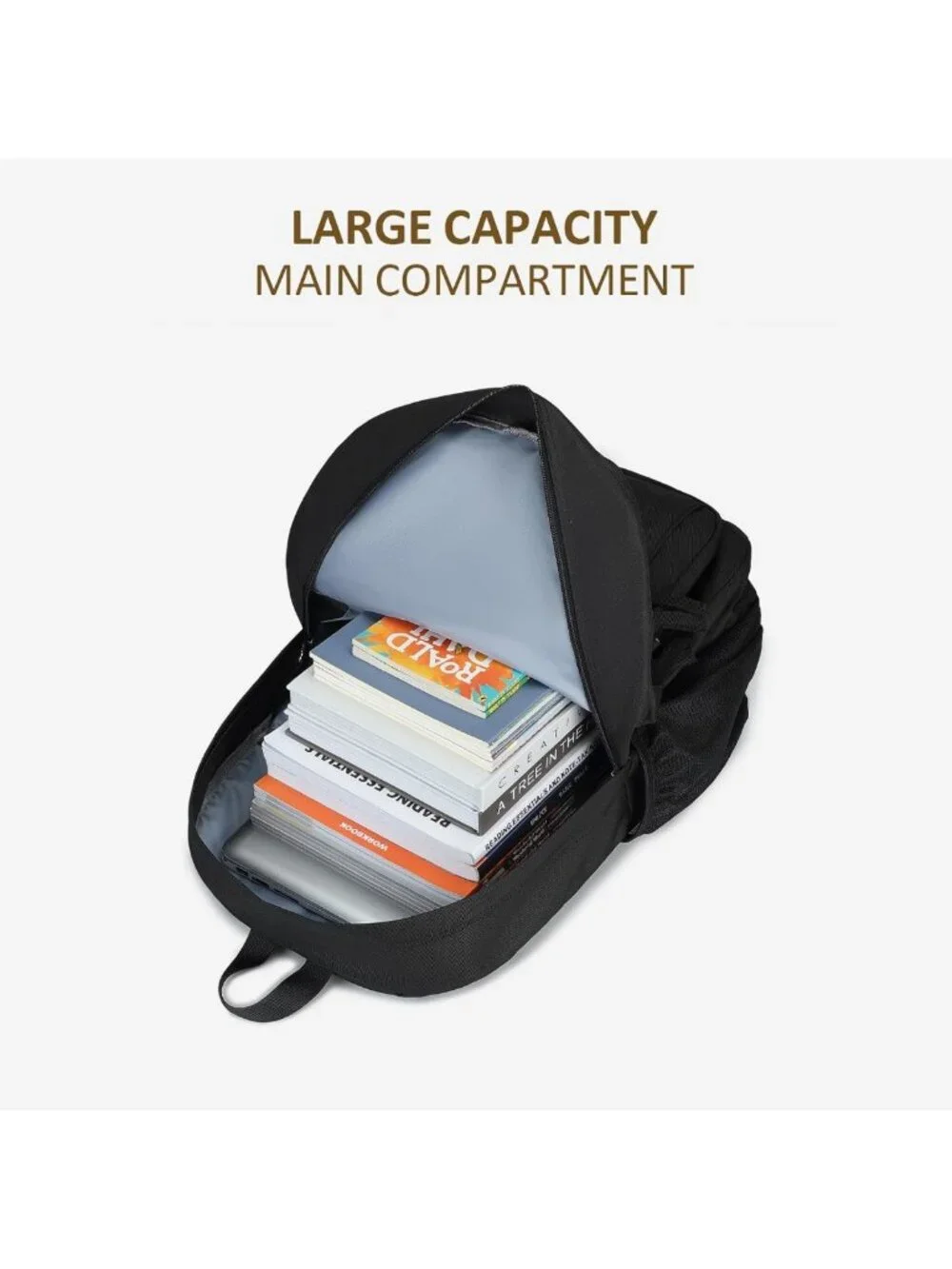 Water-Resistant Large Travel Backpack for Women & Men - Perfect for College